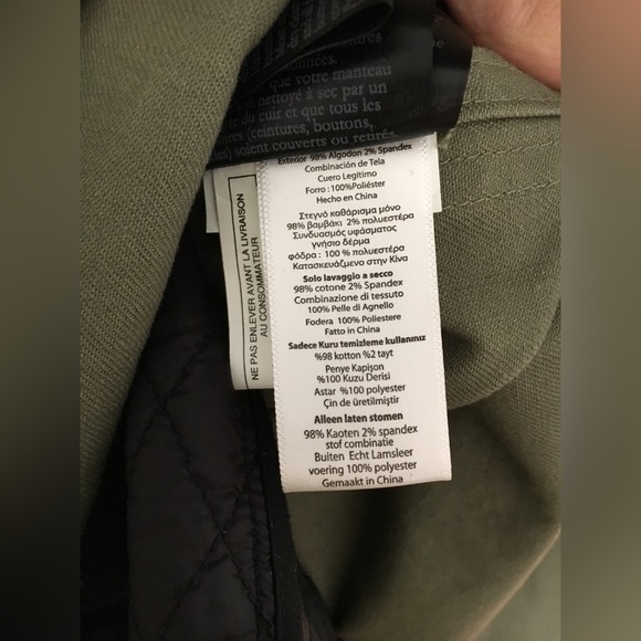 Men’s Mackage Cotton Leather parka - Picture 5 of 5